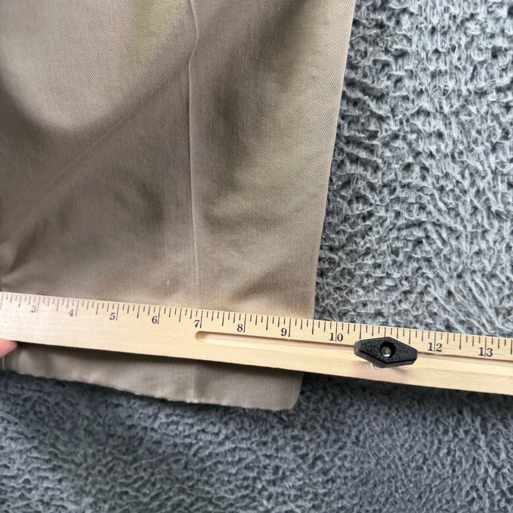 Dockers Stain Defender Pant Mens 34x32 Brown Cotton Chino Straight Preppy Career